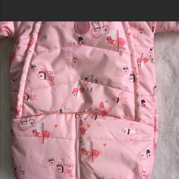 Souris Mini 3-6 month pink snowsuit - Picture 4 of 11